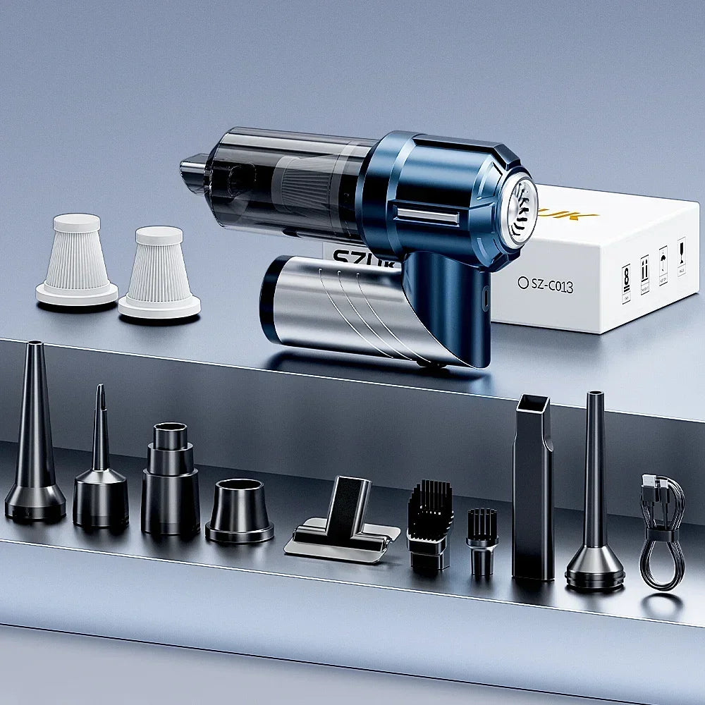 SZUK Car Vacuum Cleaner  Wireless Cleaner Handheld  Mini Vacuum Cleaner Cordless Strong Suction Cleaning Machine Robot Vacuum