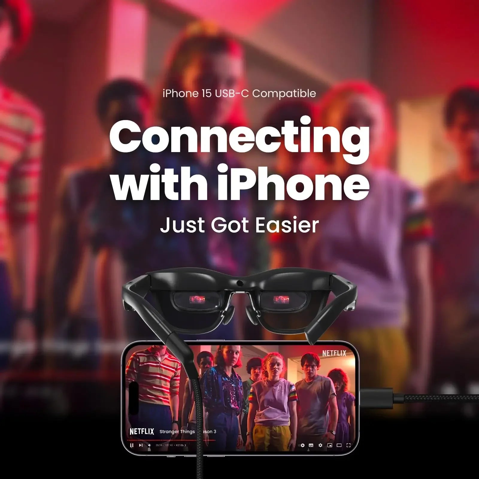 XREAL Air 2 Pro Smart AR Glasses WIth Beam Pro Global Version HD 130 Inches Space Giant Screen Private Cinema Portable 1080p