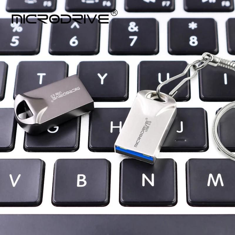 mini usb 3.0 Flash Drive 128GB 64GB 32GB 16GB high speed memory Flash USB3.0 Stick small u disk with key chain