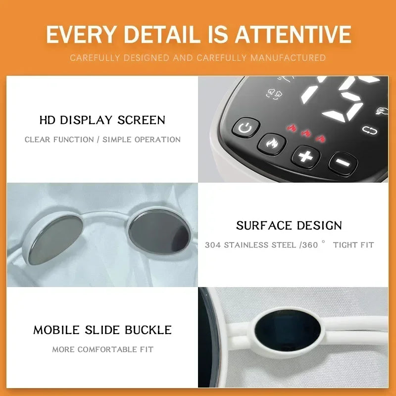 EMS Cervical Spine Massager Smart Hanging Neck TENS Pulse Heating Therapy Shoulder Pain Relief Neck Health Care Massage Tools