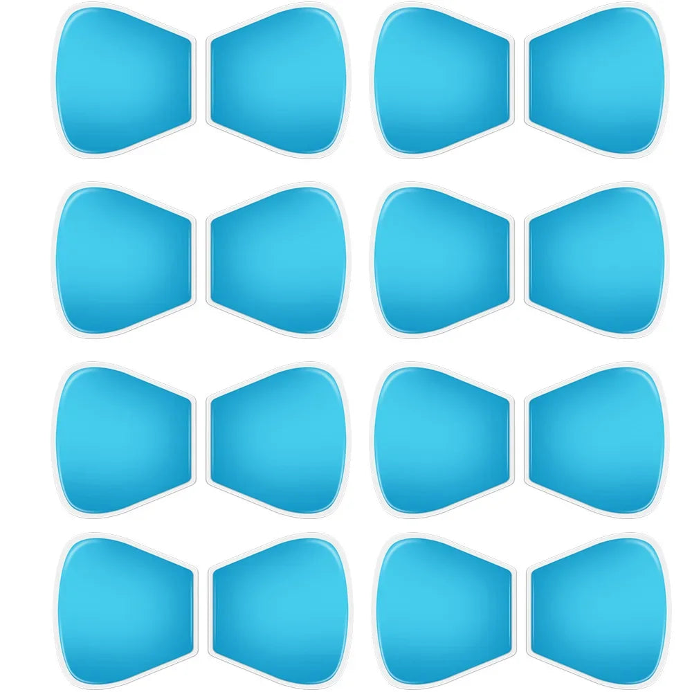 Gel Pads for Ems Massager Neck Stretcher Patch Back Sticker Muscle Stimulation Pulse Patches Fitness Neck Body Pain Relief Tools