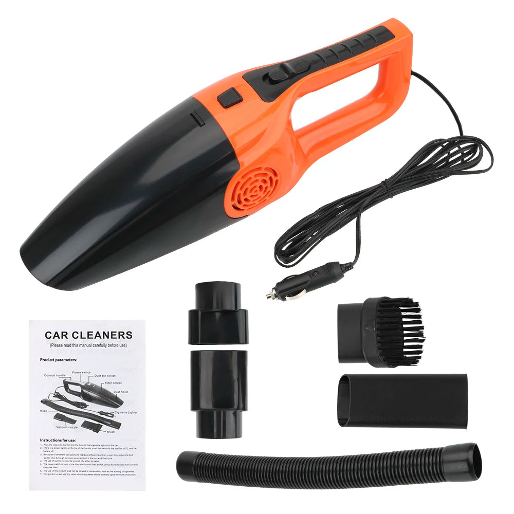 Wet And Dry dual-use Vacuum Cleaner Car Vacuum Cleaner High Suction Powerful Handheld Mini Vaccum Cleaners 12V 120W
