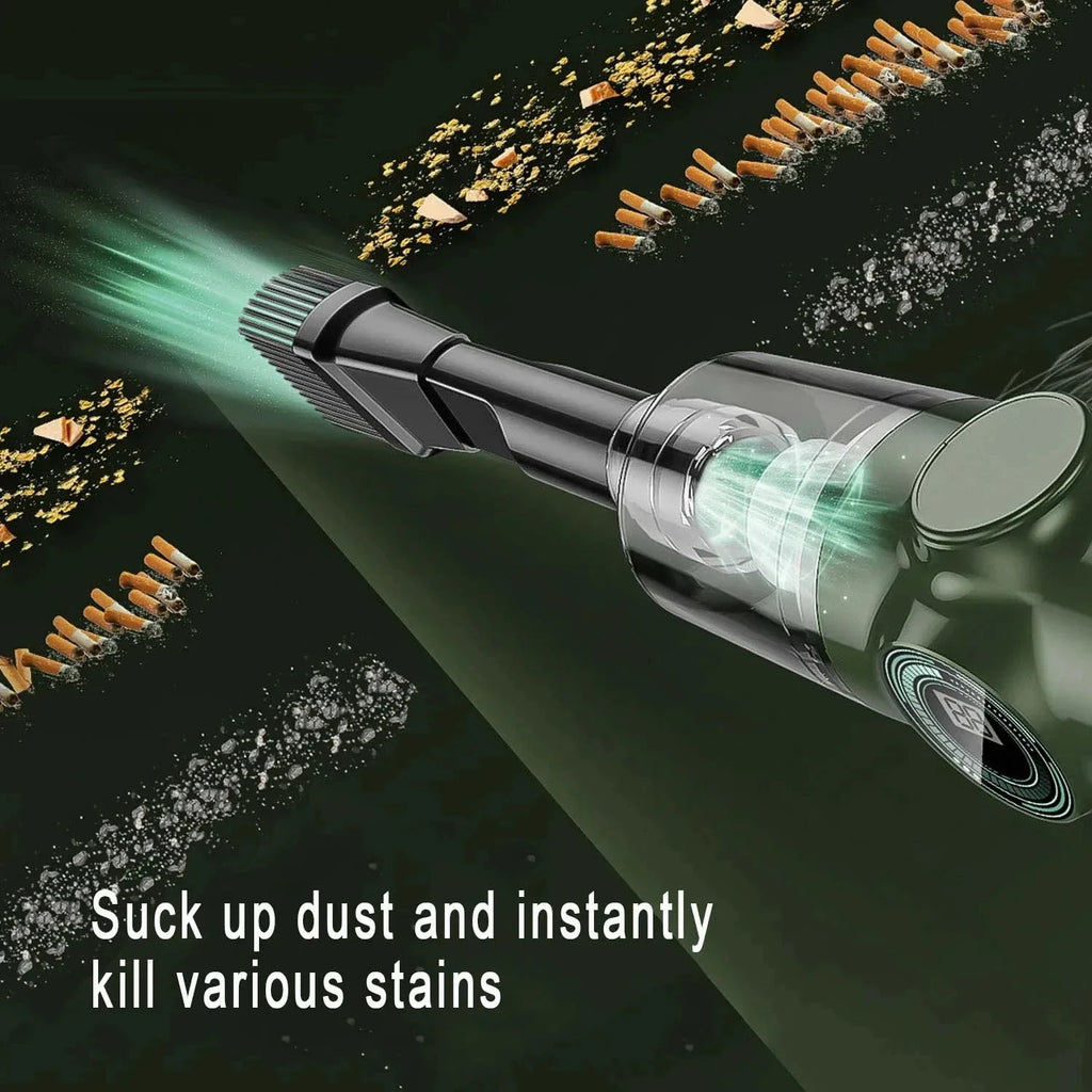 Car Hand Wireless Vacuum Cleaner,  Multifunctional High Power Wet And Dry Vacuum Cleaners Aspirator Cleaning Dust Removal