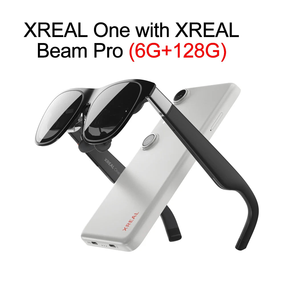 Xreal One AR Smart Glasses 3840X1080 Native 3DoF X1 Chip 50 FOV Ultra Large Viewing Angle Non Translation VR Glasses