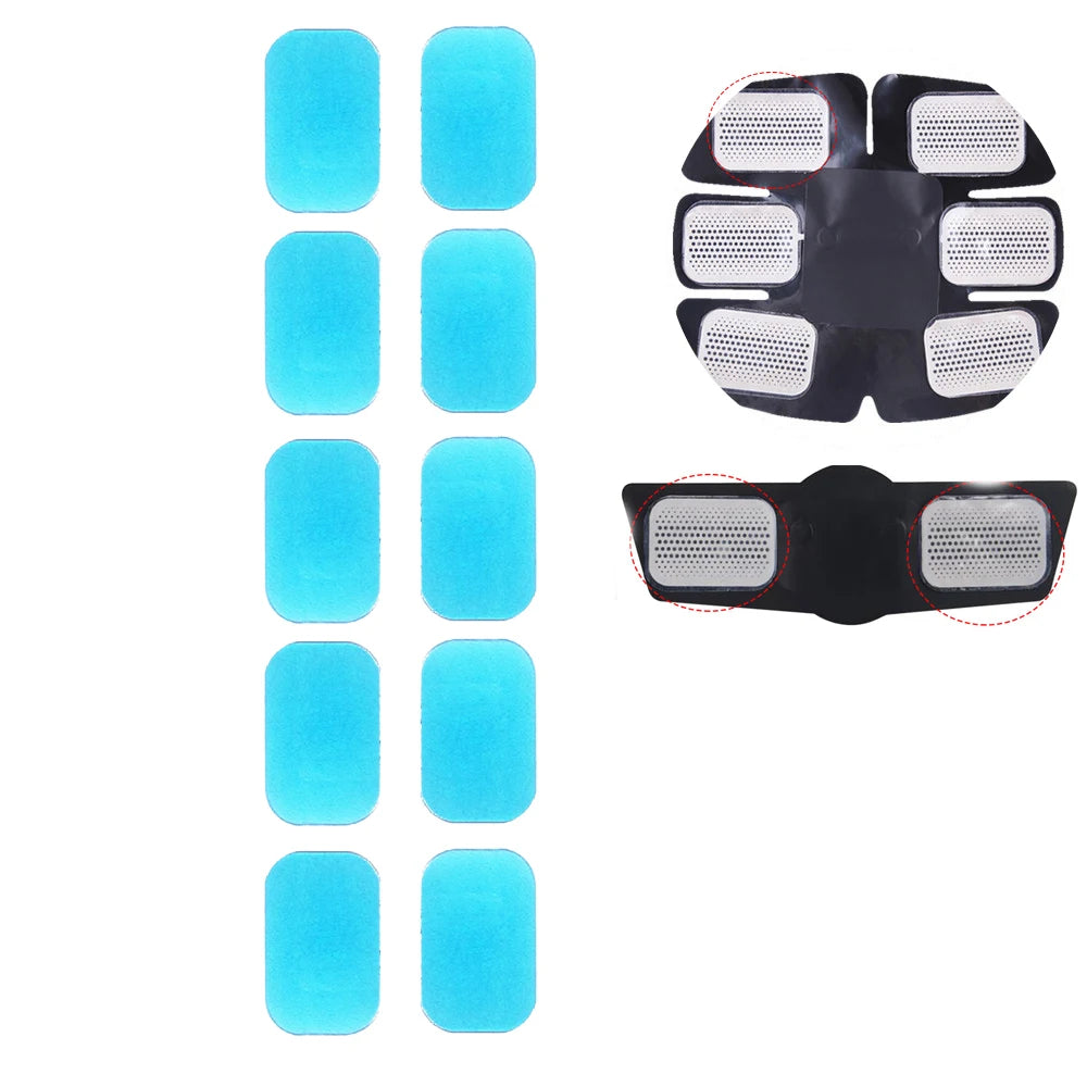 Gel Pads for EMS Neck Massager Replaceable Muscle Massager Sticker Gels Muscle Stimulator Sticker Physiotherapy Accessories