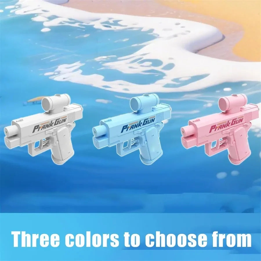 Prank Water Gun Non Electric Pistol High-pressure Two Sided Full Automatic Shooting Water Beach Toy Gun For kid Children Adult