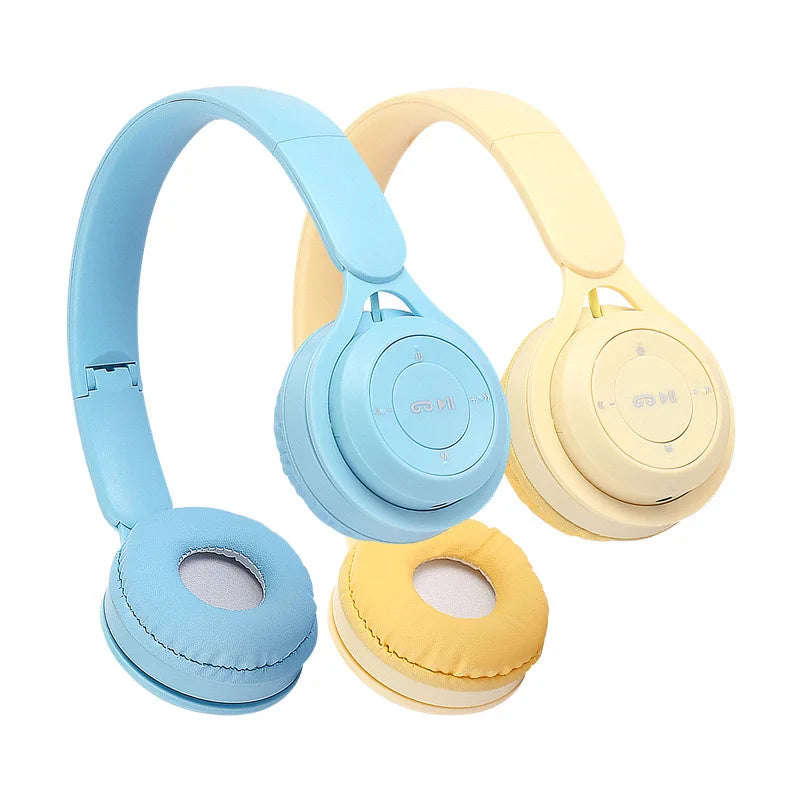 Erilles Y08 Gaming Ear Phone Bluetooth Earphones Free Audio Cable Wired Headphones Blutooth Macaron Color Airbuds Music Choice