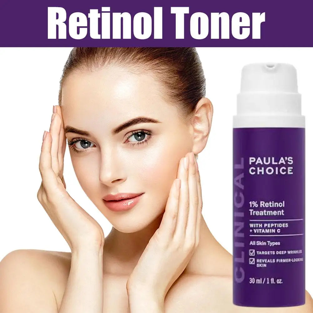 Paula's Choice 1% Retinol Serum 30ml Highly Effective Minimizes Pores Fine Lines Improve Acne Scars Closed Comedones Skin Repair