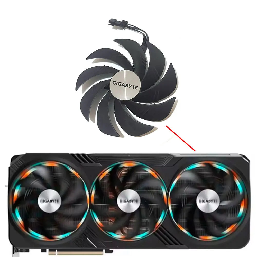 NEW Original RTX4080 RTX4090 105MM Video Card Replacement Cooling Fan For Gigabyte Geforce RTX 4090 RTX 4080 Gaming OC GPU Fan