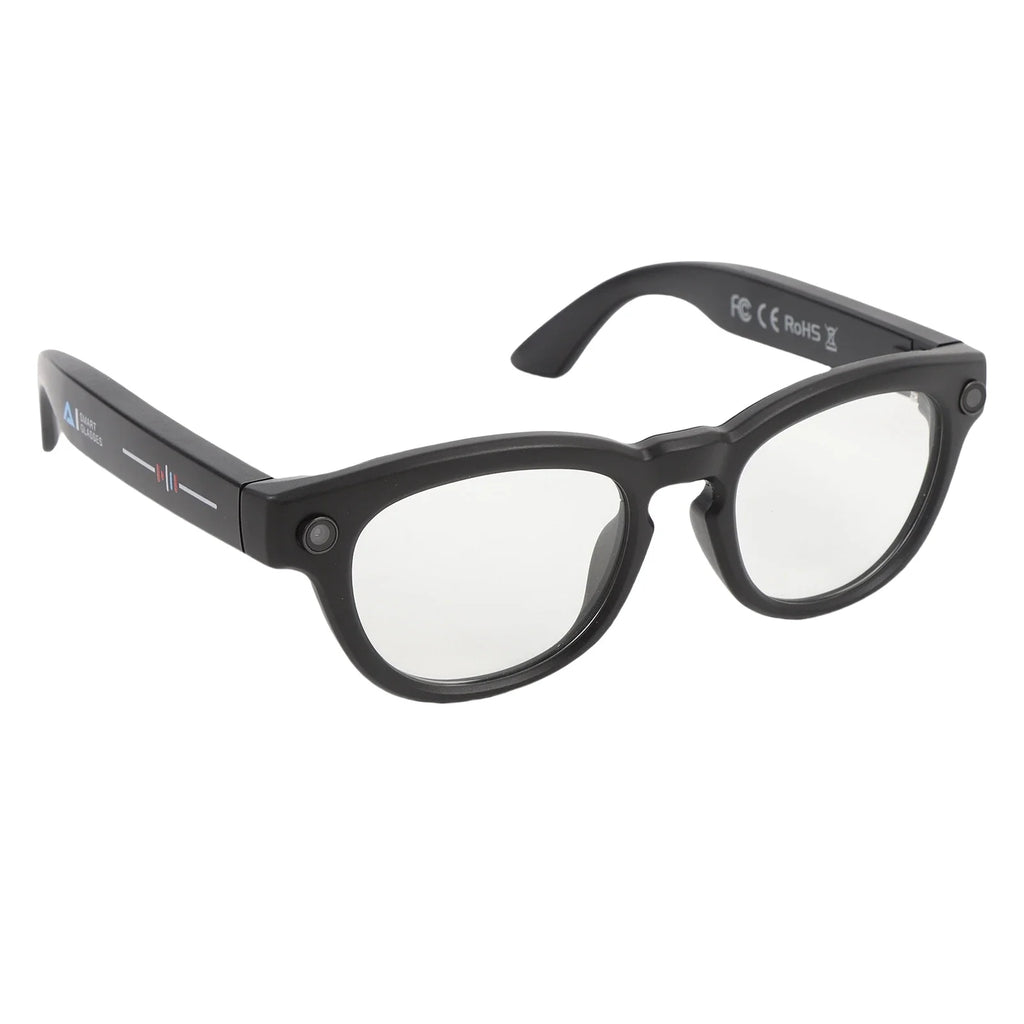 Translator Glasses Smart Translation Glasses HD Video Photo Taking Bluetooth Music and Calls Step Counting with APP for Travel