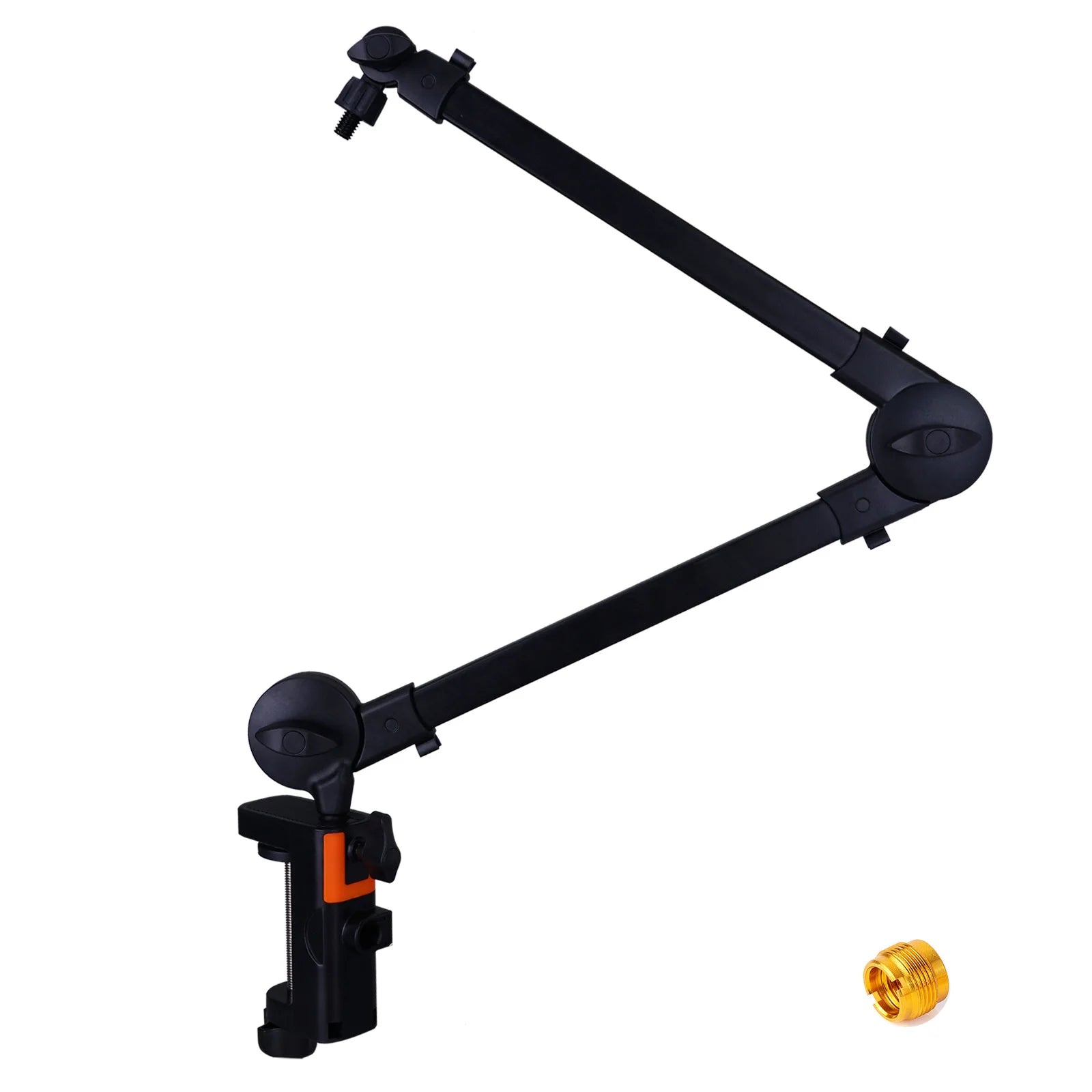 Microphone spring-free microphone cantilever stand live broadcast stand with built-in cable management clip desktop stand