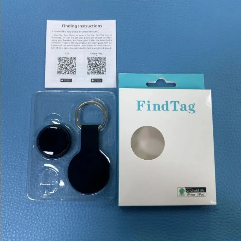 Smart Bluetooth Airtag GPS tracker is suitable for Android and iOS air tag tracker mini locator pet key searcher.