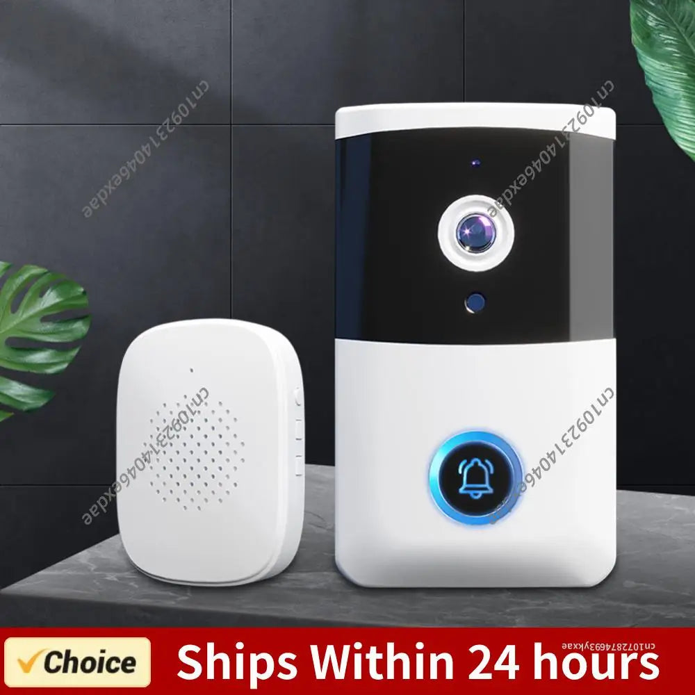 WiFi Doorbell Camera IR Night Vision Smart Door Bell Two-way Audio Home Door Bell for Home Security Alarm System
