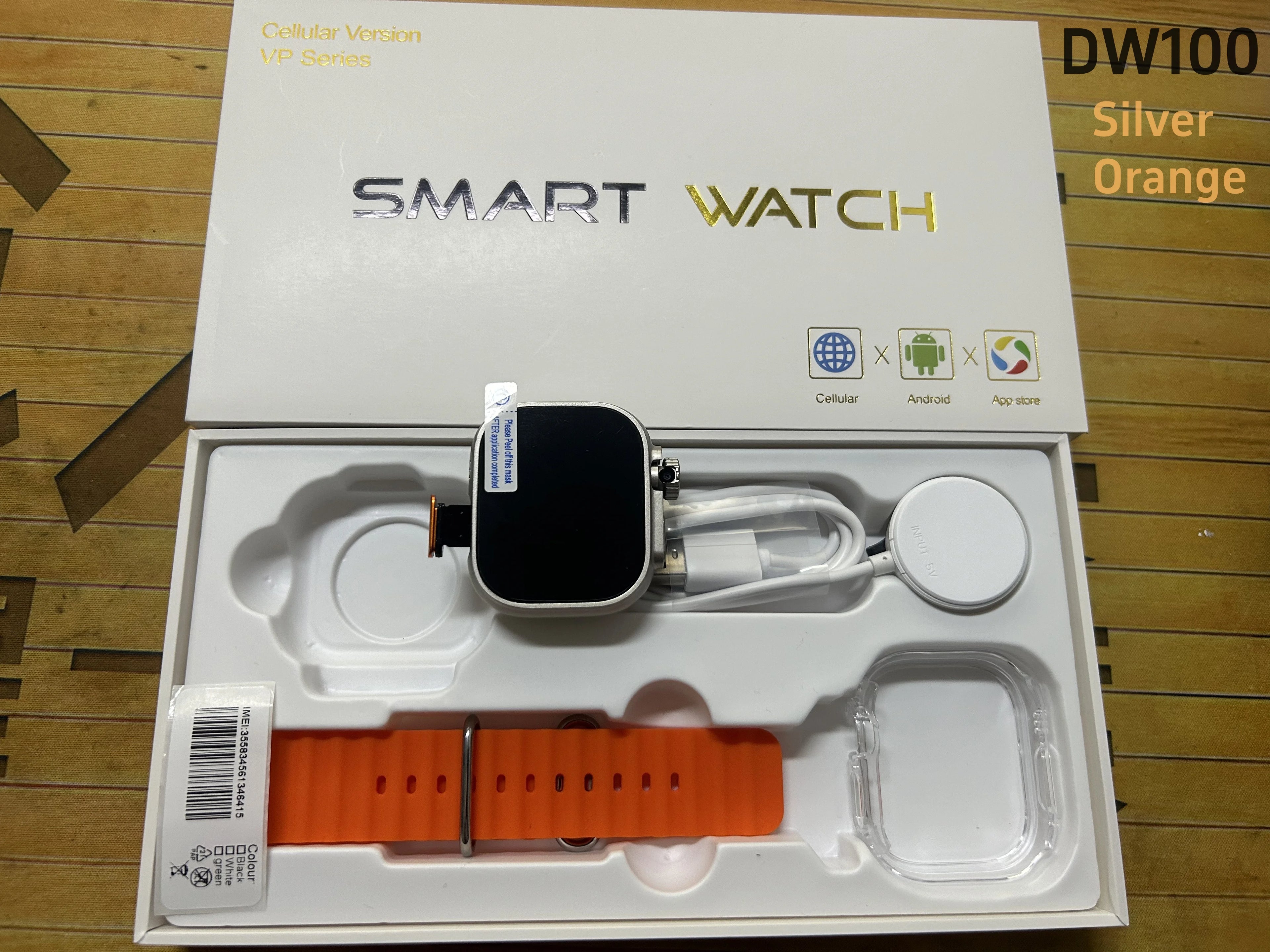 32+512GB DW100 Smart Watch 4G/5G LTE Rotary Camera GPS Position WIFI Video Global Calling 2.29'' Amoled Android 10.0 Smartwatch