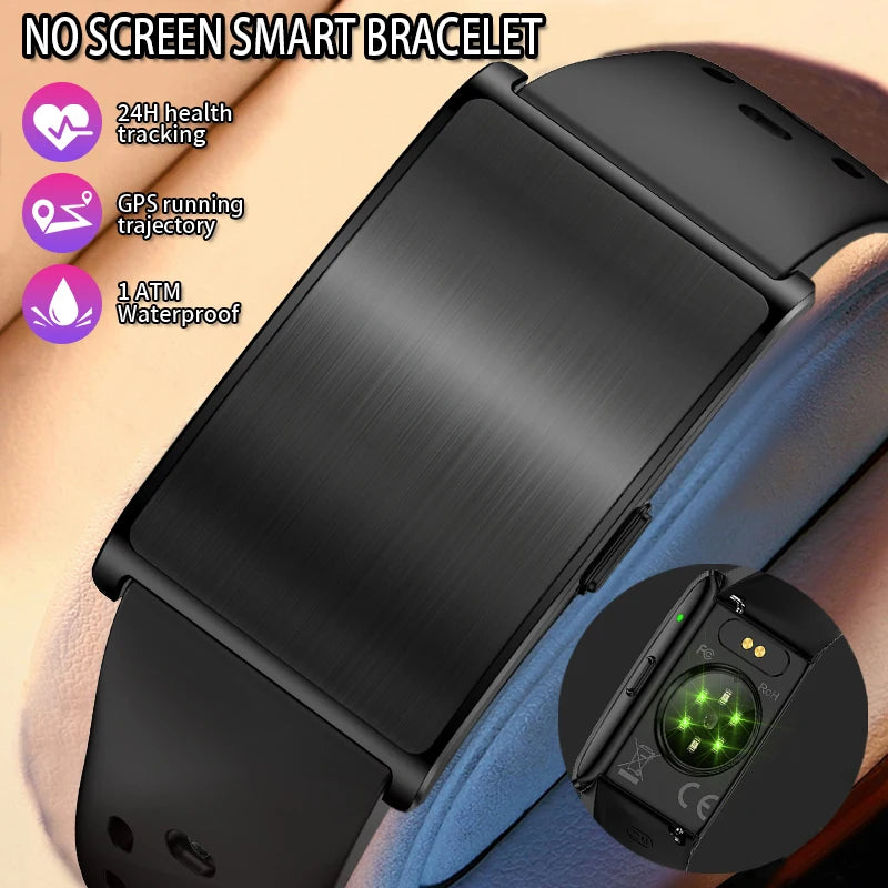 AI Health Wristband Smart Watch Bracelet Men Women Heart Rate Blood Pressure Monitor Fitness Tracker Waterproof Sports Smartband