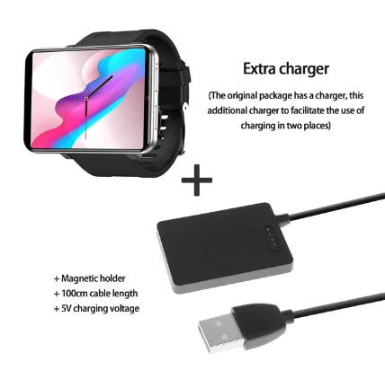 DM100 4G LTE Smart Watch 3GB RAM 32GB ROM 5MP Camera IPS 2700mah Battery 2.86 inch Screen Fitness Sports Sim Card Smartwatch Men