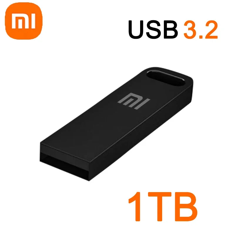 Xiaomi 2TB USB 3.2 Flash Drive High Speed Metal U Disk TypeC Memory Stick Waterproof Storage PC Phone Data Transfer Portable New