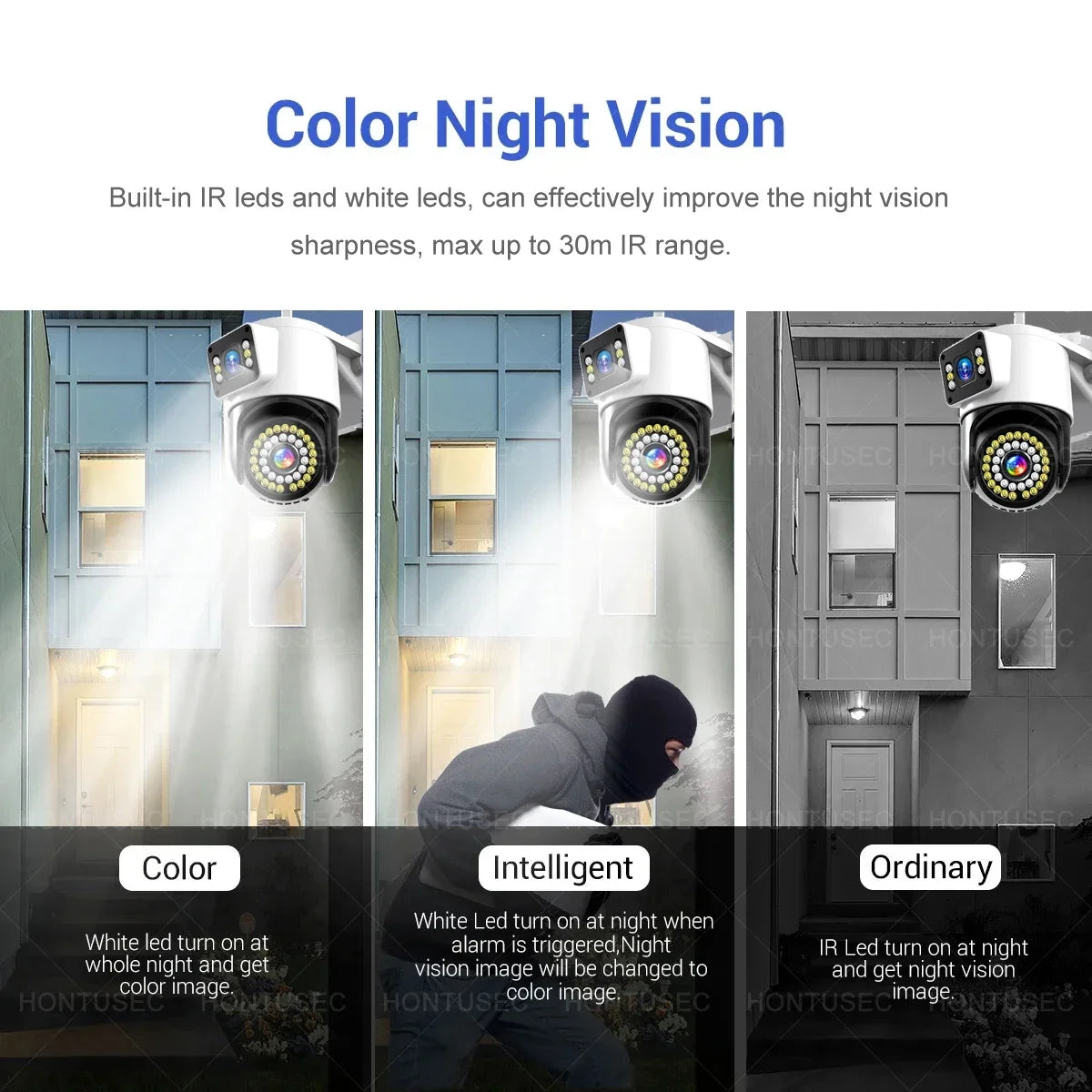 4K 8MP 4G YOOSEE IP Camera Dual Lens Wifi PTZ Auto Tracking Two Way Audio Color Night Vision Human Detection Surveillance Camera