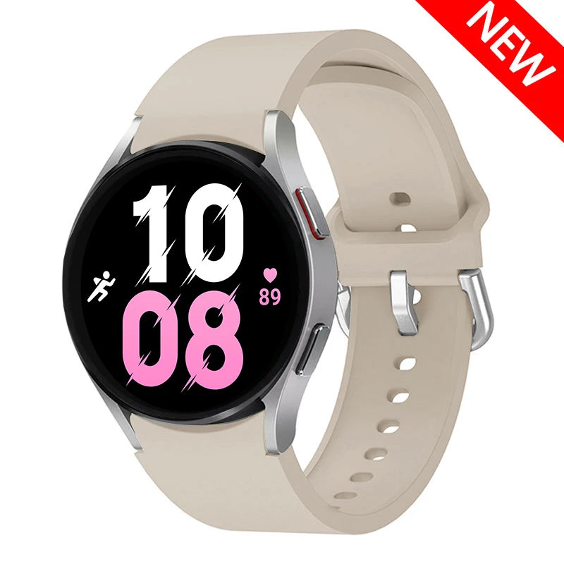 Strap For Samsung Galaxy Watch 6/4/7 44mm 40mm/5 Pro 45mm wristband 20mm Silicone Bracelet Galaxy Watch 6 classic 43mm 47mm Band