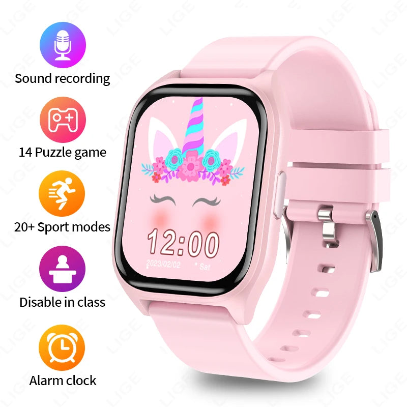 Smart Watch for Kids Teens Fitness Tracker Boy Girls Watch with 20 Sport Modes Pedometer Sleep Monitor Kids Watch Birthday Gifts