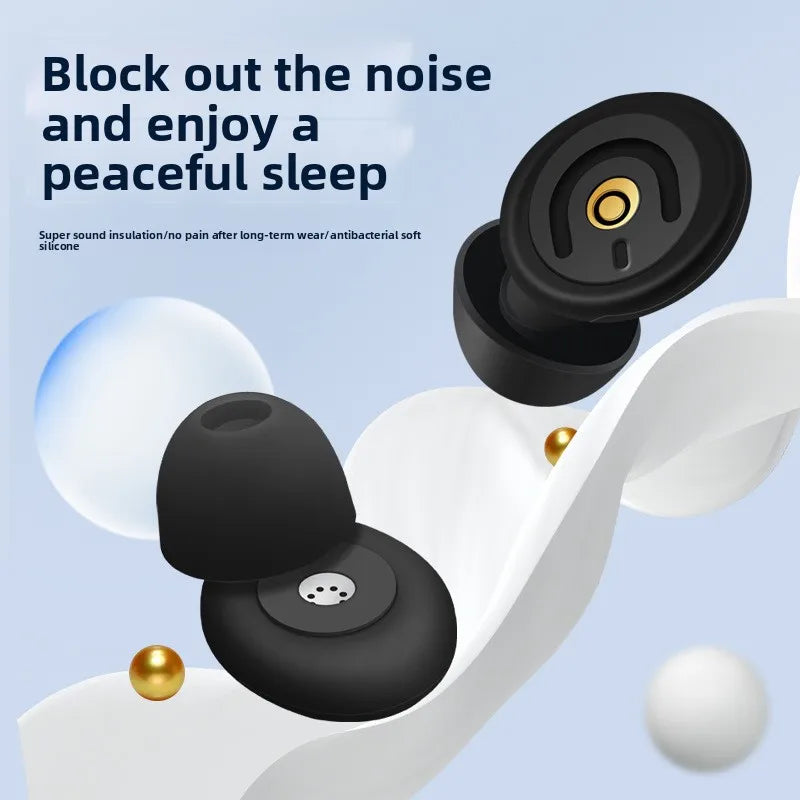 Cross-Border Noise Filtering Ear Plugs: 50dB Soundproof for Sleep/Reading – Anti-Disturbance Quiet