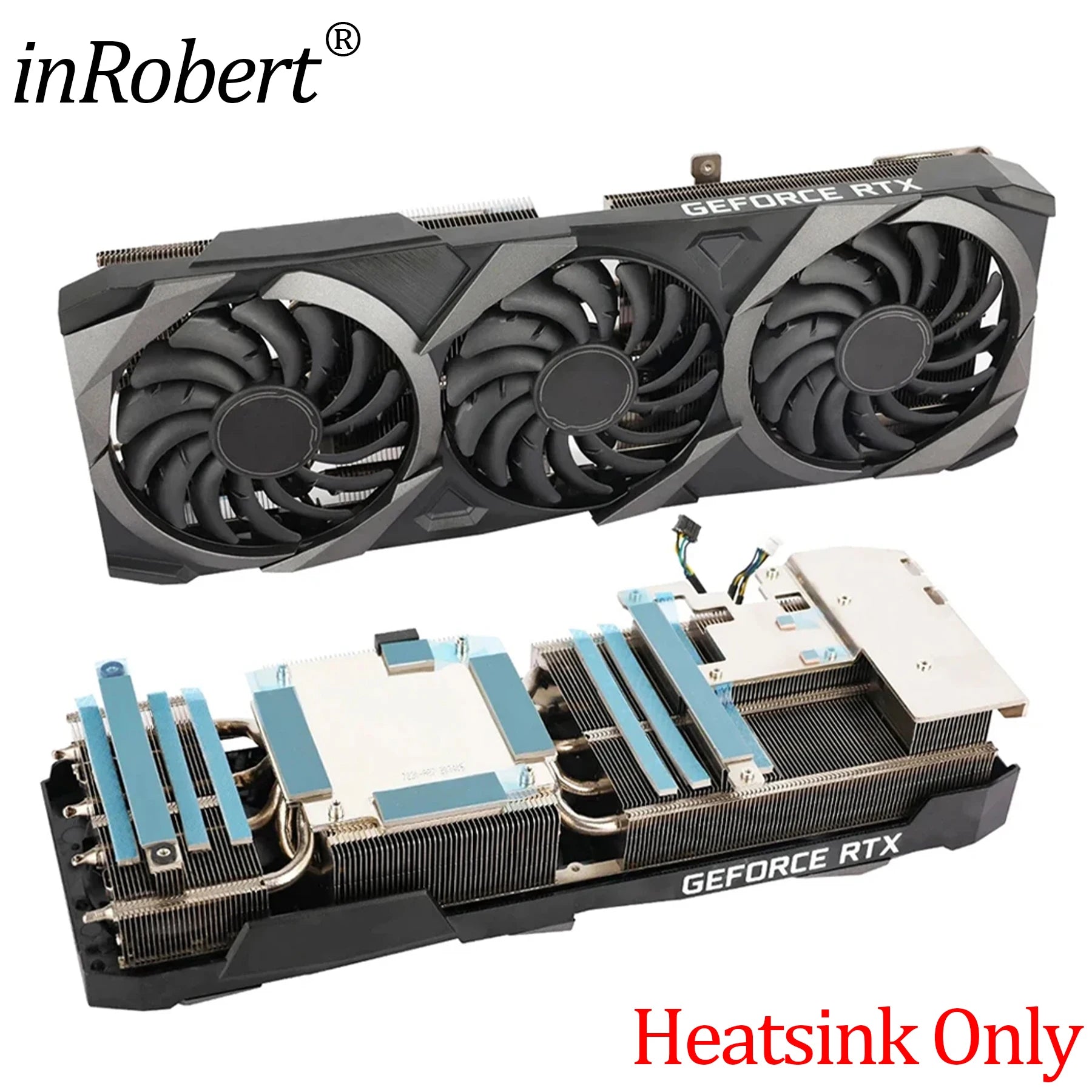 Cooler Fan Heatsink  For MSI RTX 3080 3080TI 3090 Ventus 3X Graphics Video Card Cooling Fan HeatSink Radiator with backplate