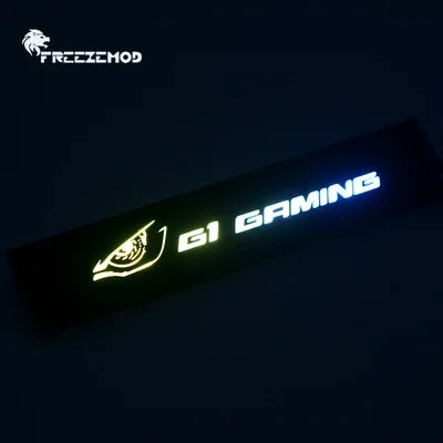 FREEZEMOD GPU Side Panel RTX3090 GTX ROG PC Decoration Video Card Plate Faith Lamp Water Cooler AURA SYNC XYD-5V Cooling ARGB