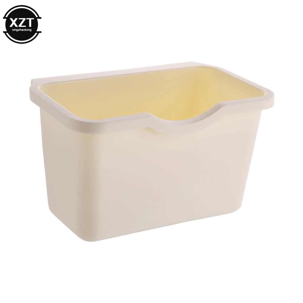 Kitchen Cabinet Door Hanging Trash Garbage Bin Can Rubbish Container Mini Waste Bins Household Rubbish Cleaning Tool Dustbin