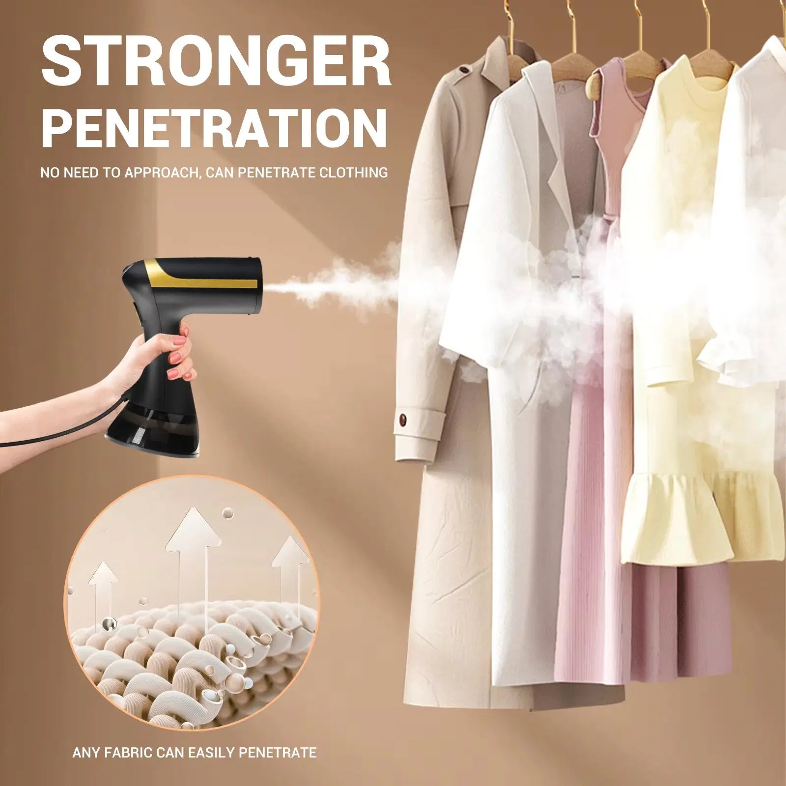 Hand Holding Portable Garment Steamer Iron Steam Cleaner For Cloth 1500W 350ml Garment Hanging Steamer Clothes Ironing Machine