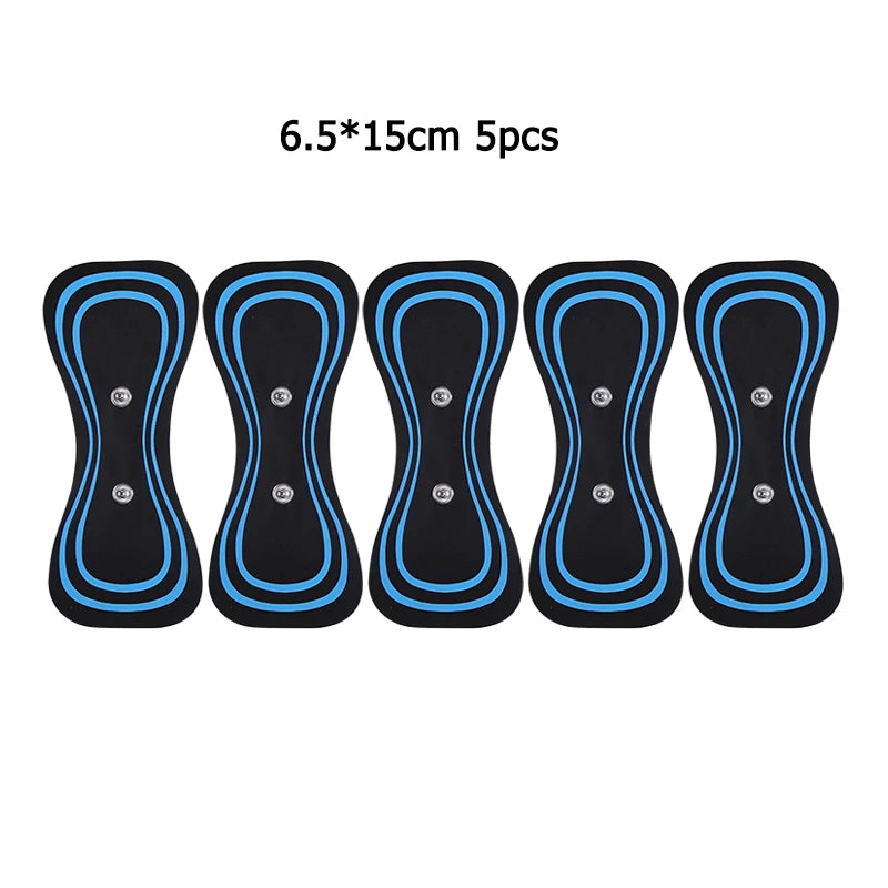 Tens Massager Electrode Pads For EMS Neck Massager Gel Patch Accessories Trainer Exerciser Replacement Muscle Stimulator Sticker