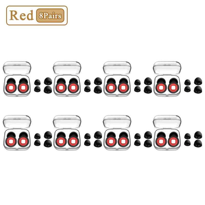 1-16Pairs Sleep Soundproof Earplugs Motorcycle Noise Reduction Earplugs Anti-noise Mute Earplugs Motorcycle Equipment