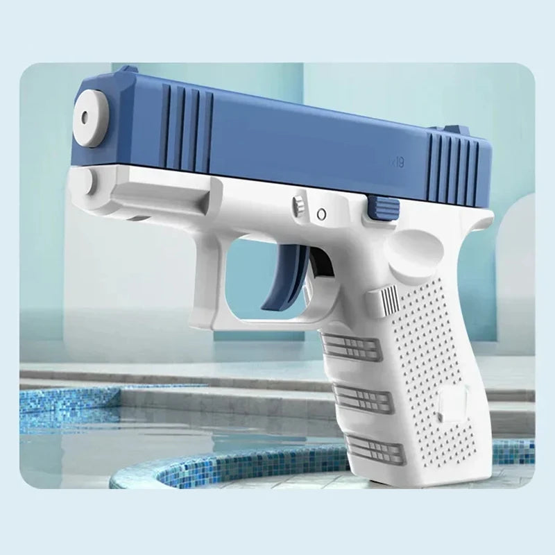 Hot selling mini handgun water gun, summer outdoor children's manual continuous firing toy water gun toy