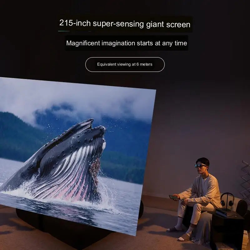 TCL Thunderbird/RayNeo Air Plus 215-inch HD 3D Glasses Game Viewing Display Head Mobile Phone  Projection Screen AR Glasses