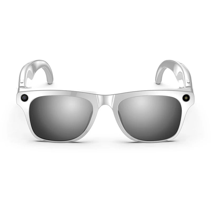 Smart Glasses 100W Camera Anti-shake Video Recording Music Control Photo Recognition Bluetooth Call Sports Sunglasses Waterproof