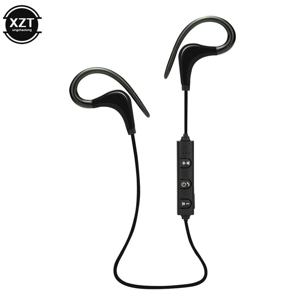 Wireless Bluetooth-compatible Sports Headset Running Stereo Music earphones Universal Mini Ear-Hanging Ear-Hooks Headphones HIFI