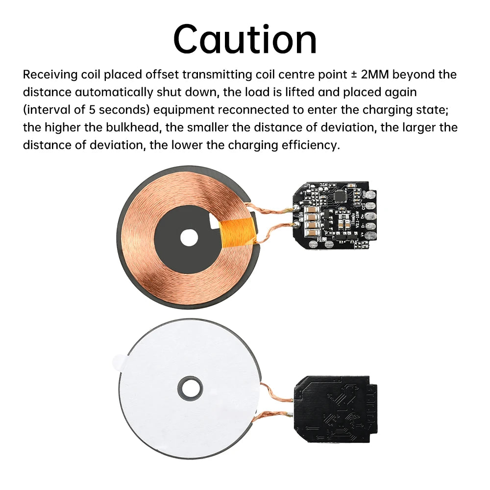 15W Wireless Charging Module DIY Wireless Charger 5/10/15W Adaptive Rapid Charger with Charge Protection For Phone Charging