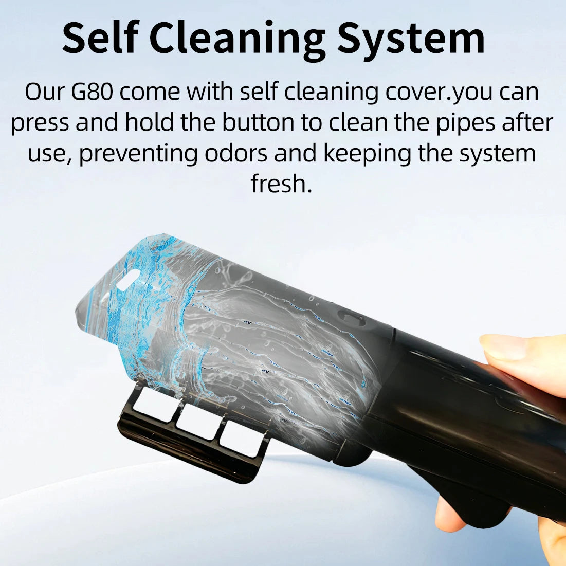 Handheld Carpet Cleaner ABIR G80,150000PA Wet Dry Vacuum Cleaner for Home Sofa Window Car Pet Upholstery Spot Farbric Cleaner