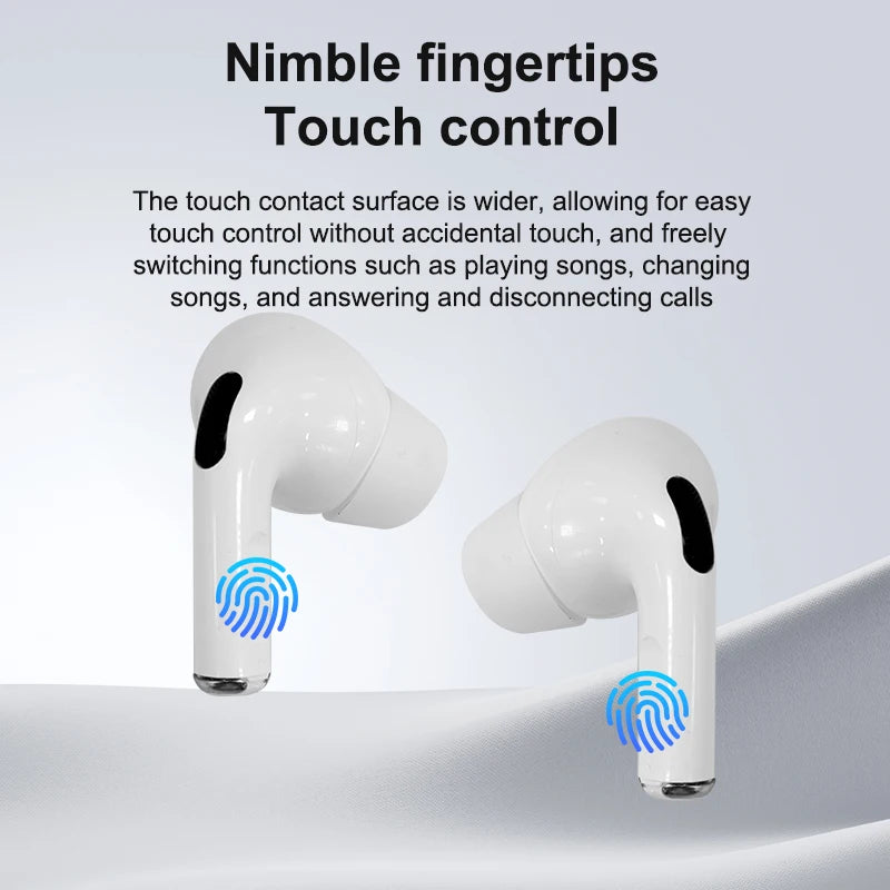 Choice Airs Pro Wireless Earbuds Bluetooth Headphones TWS Earbuds Waterproof Location Tracking Touch Controls Compatible for iOS