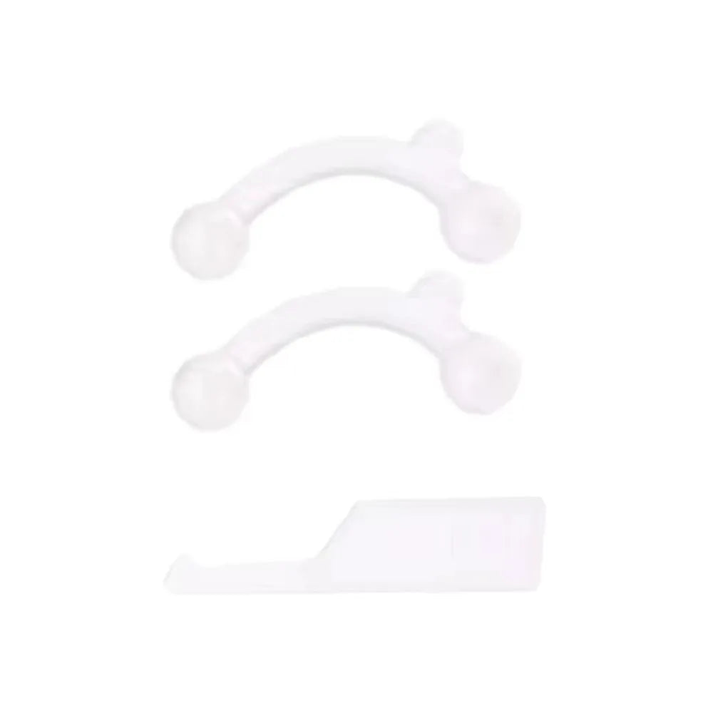 Invisible Nose Shaper Pain Free 3 Size Nose Clip Corrector Soft Acrylic Nose Shaping Clip Clipper for Adults Teens Beauty Tools