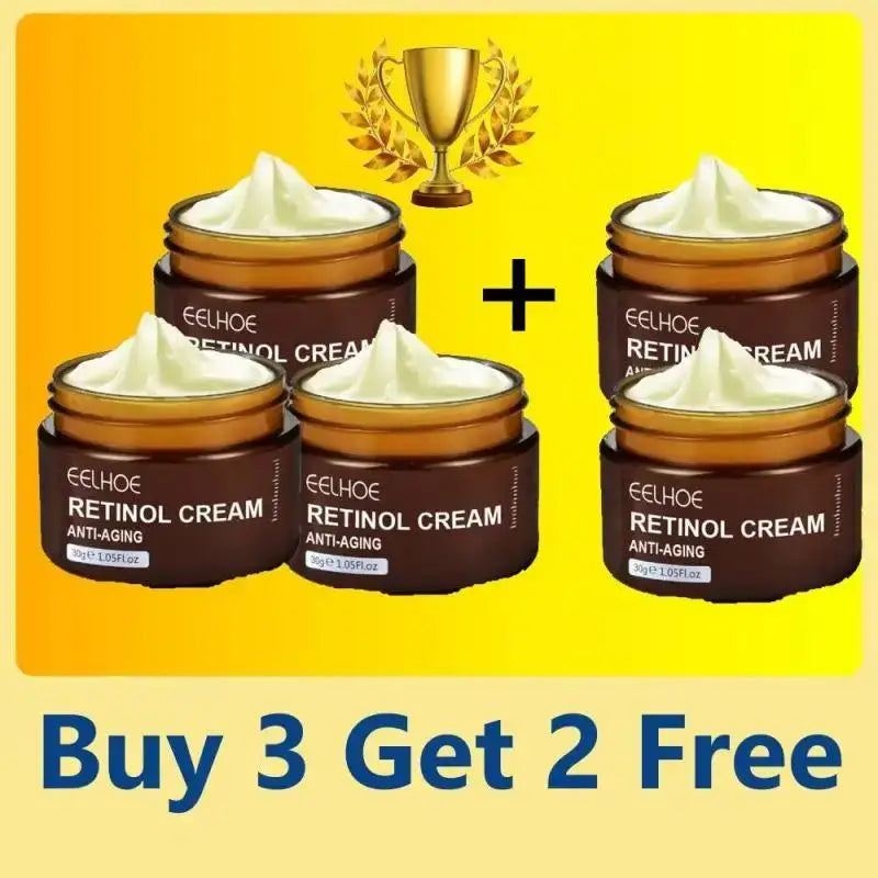 1/3/5PCS Retinol Face Cream Wrinkle Remover Anti-Aging Firming Lifting Fade Fine Lines Serum Whitening Moisturizing Skin Care
