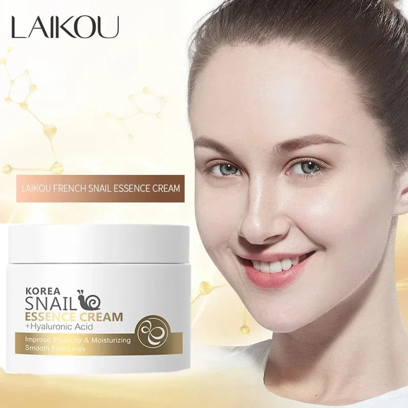 LAIKOU Snail Anti-aging Cream Moisturizing Nourish Heavy Moisturizer Bright Whitening Day Cream Autumn & Winter Special Care 25g