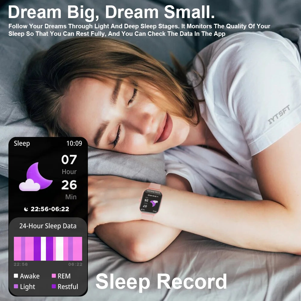 Smart Watch Women 2.01 HD Smartwatch Men Bluetooth Call Message IP68 Waterproof For Men Women Gift For Android iOS