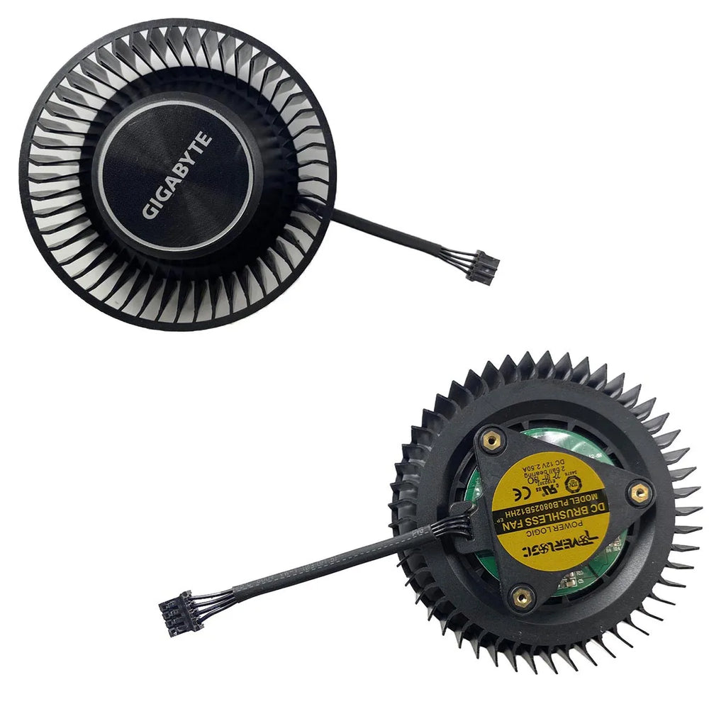 New For GIGABYTE GeForce RTX3080 3080ti 3090 4090 4090D TURBO Graphics Card Replacement Fan PLB08025B12HH