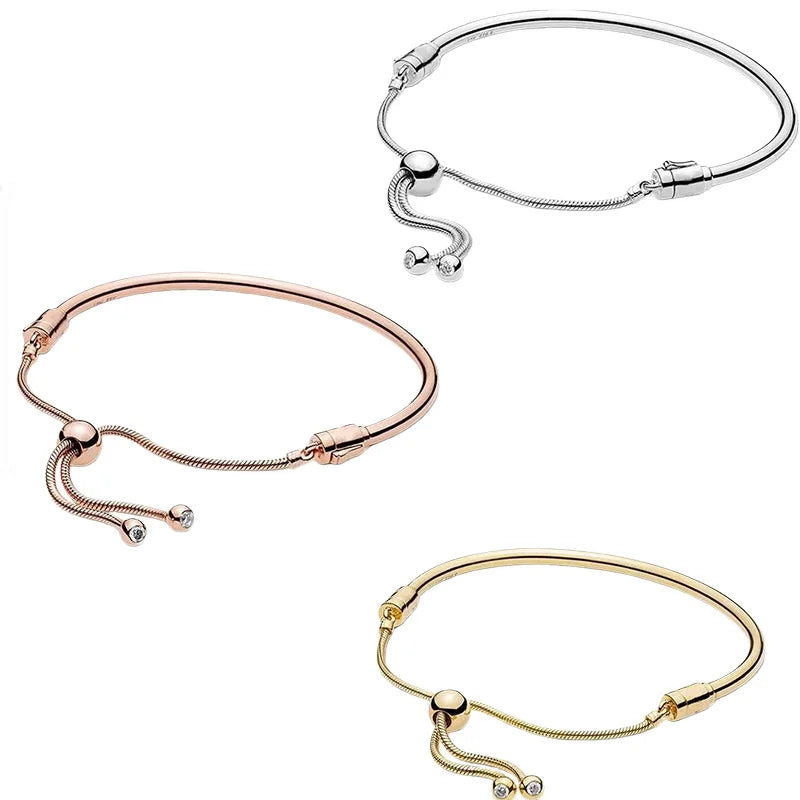 2025 new adjustable bracelet, 925 silver fashion masterpiece charming men's and women's bracelet