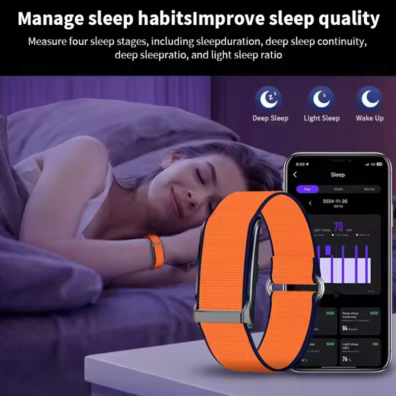 No Screen Smart Bracelet Heart Rate Blood Pressure Sleep Monitor Pedometer Sports Fitness Tracker Men Smartwatch Women Wristband