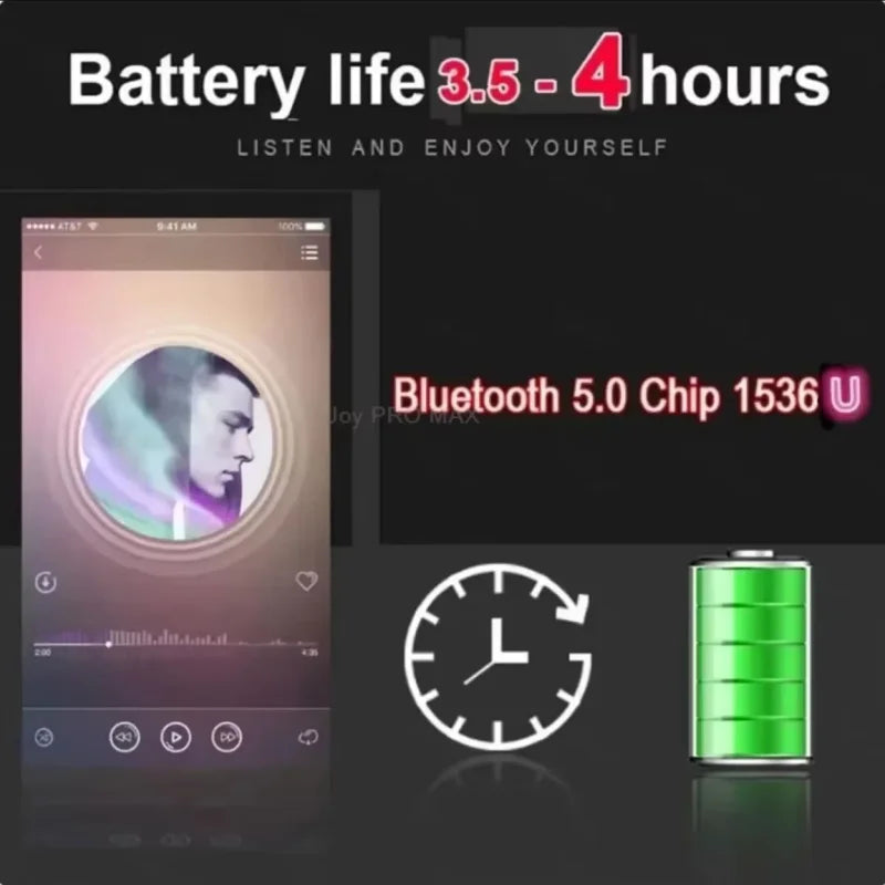 2025 New Pro 2 Wireless Bluetooth Earbuds with USB-C Type-C Cable and Active Noise Cancelling Gaming Headset