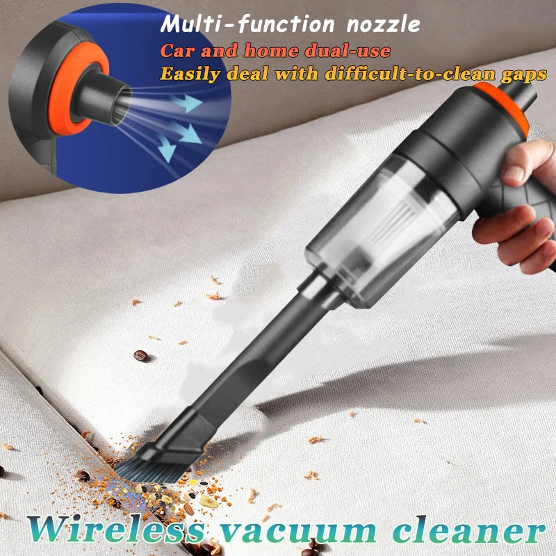 2025 New Car Vacuum Cleaner Portable Wireless Cleaner for Home Appliance Powerful Cleaning Machine Car Cleaner