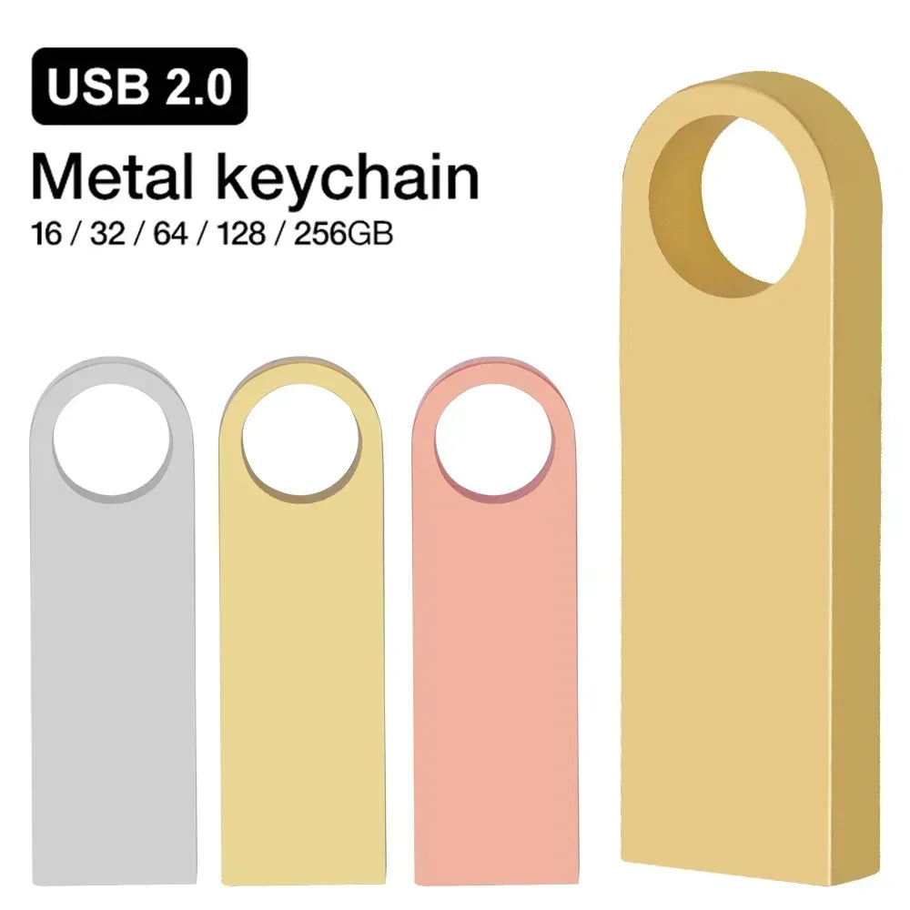 Pendrive 128Gb Memory Stick 32Gb 4Gb Metal Usb Flash Drive 128Gb Pen Drive 64 Gb 8Gb Usb Stick 16 Gb Gift Memoria Usb