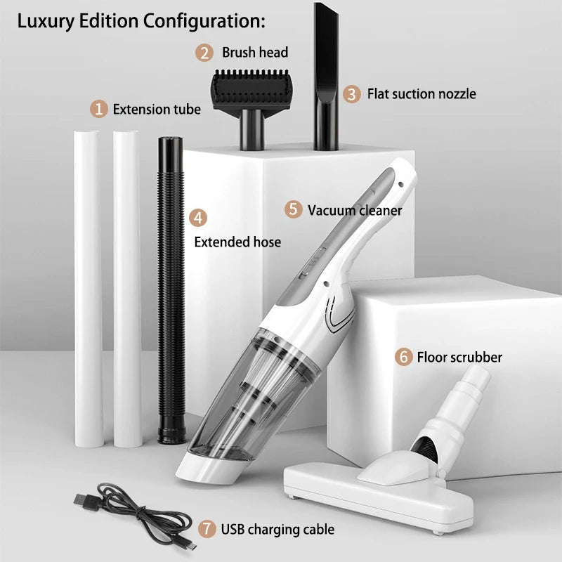 New Car Vacuum Cleaner Mini Powerful Portable Vacuum Cleaner for Home Appliance Handheld Blower Car Cleaner for Car