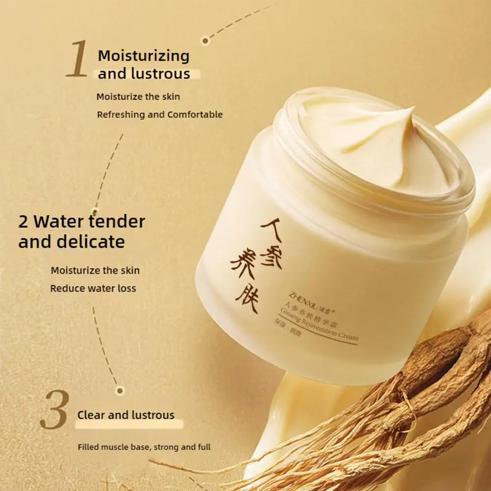 60g Face Cream Anti-wrinkle Moisturizing Smoothing Ginseng Serum Anti Aging Reduce Fine Lines Moisturizer SkinCare Essence Cream
